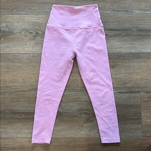 Beyond Yoga Spacedye Walk & Talk High Waisted Capri - Pink Haze